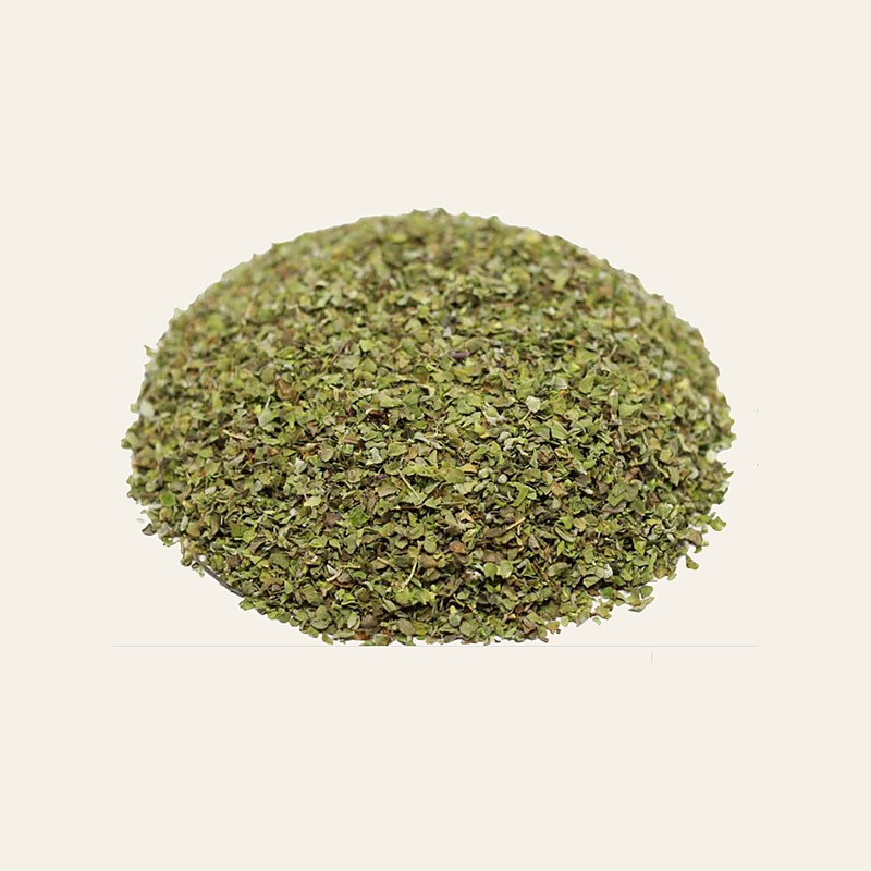 Dried marjoram leaves