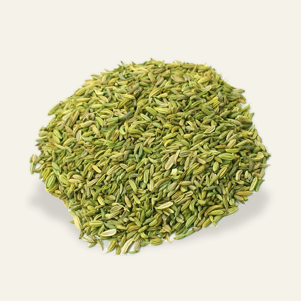 Dried fennel seeds, Foeniculum vulgare