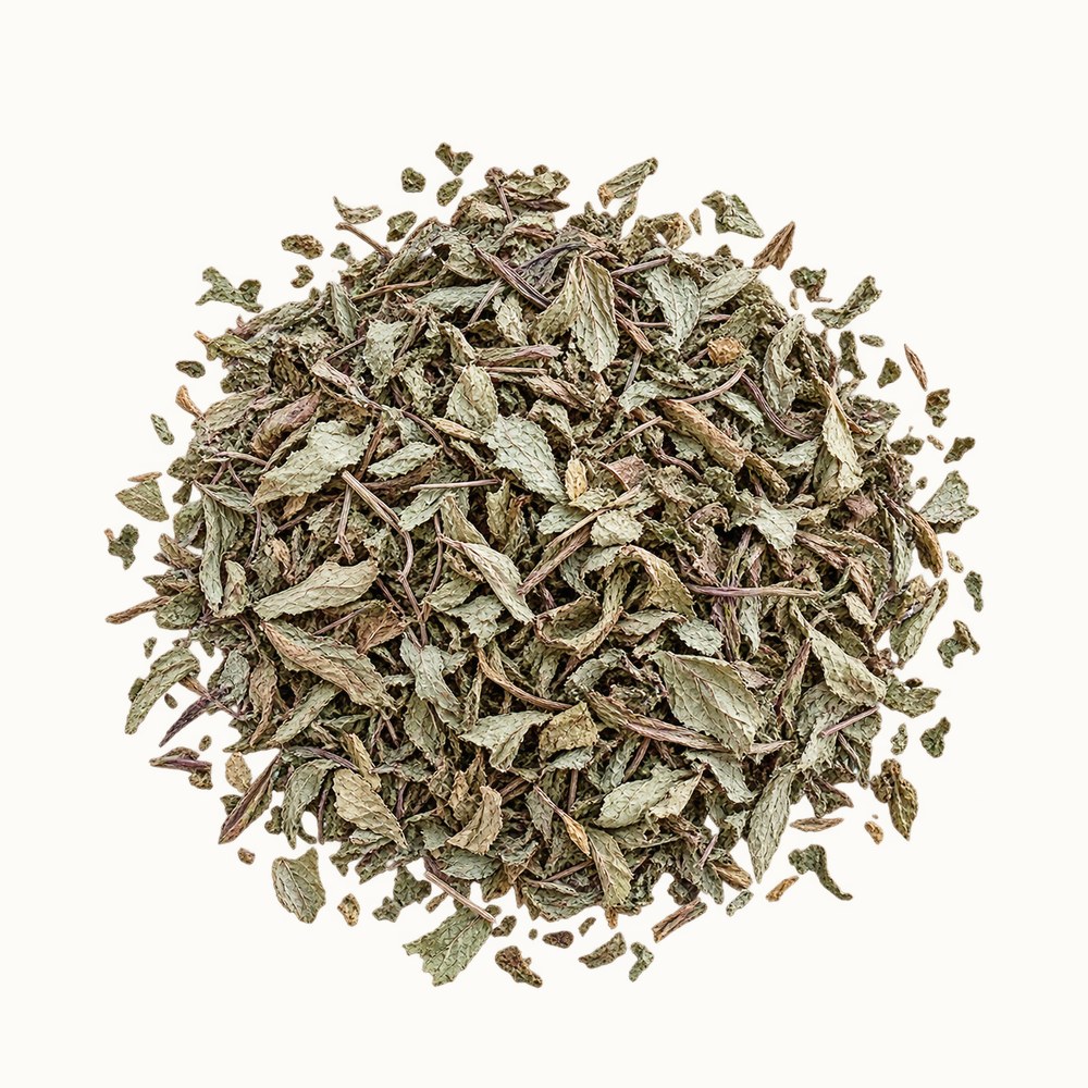 Dried peppermint, Mentha × piperita